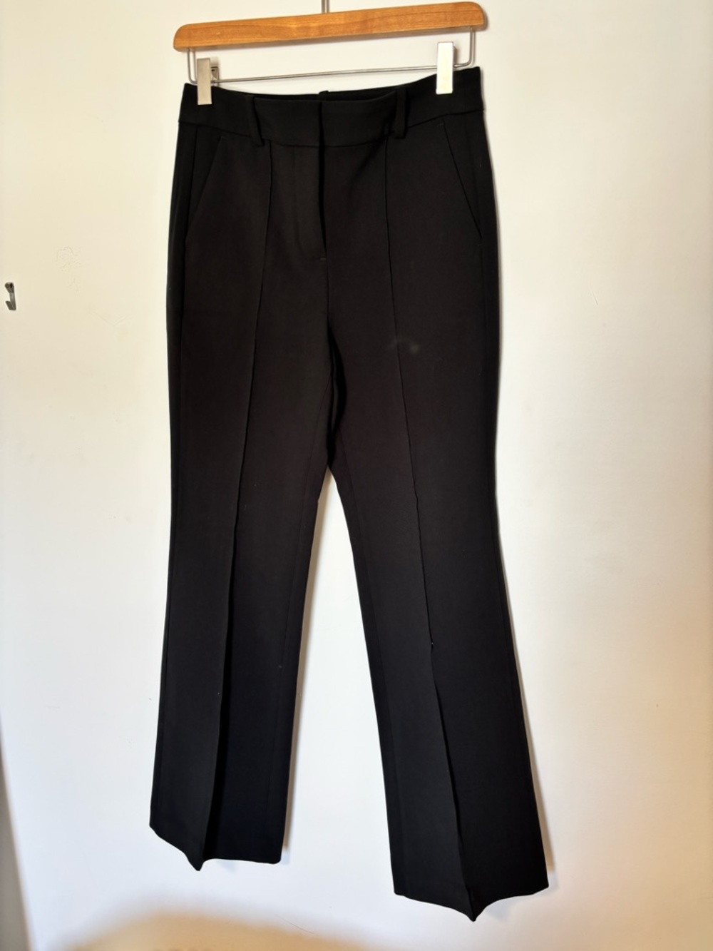 J. Crew Black Tailored flared Trousers